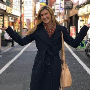 Banana republic Italian wool coat